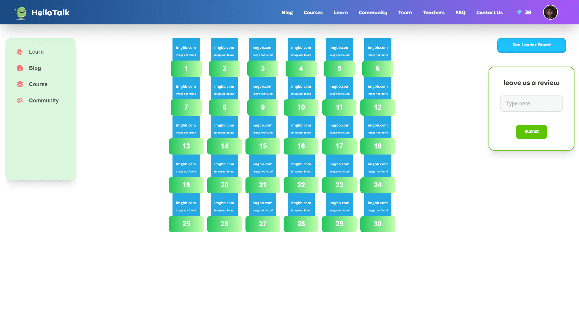 Hello Talk - A modern English learning platform screenshot 3