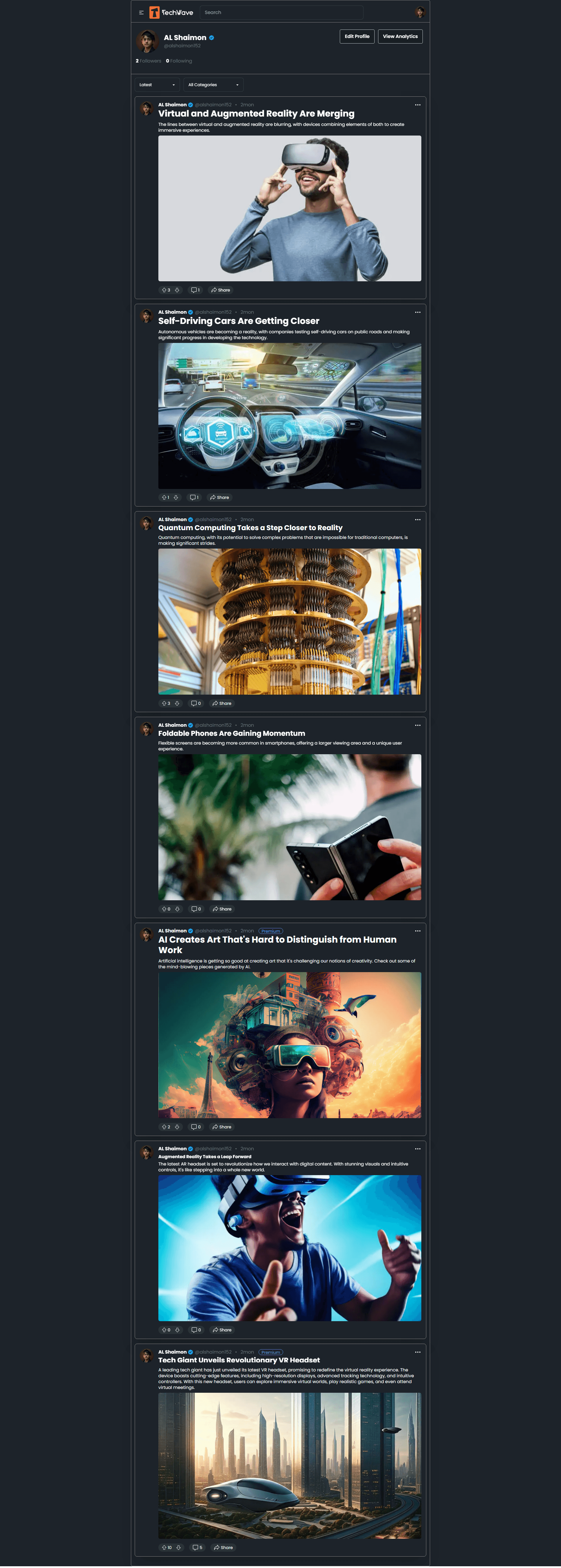 TechWave - Ride the Tide of Innovation screenshot 4