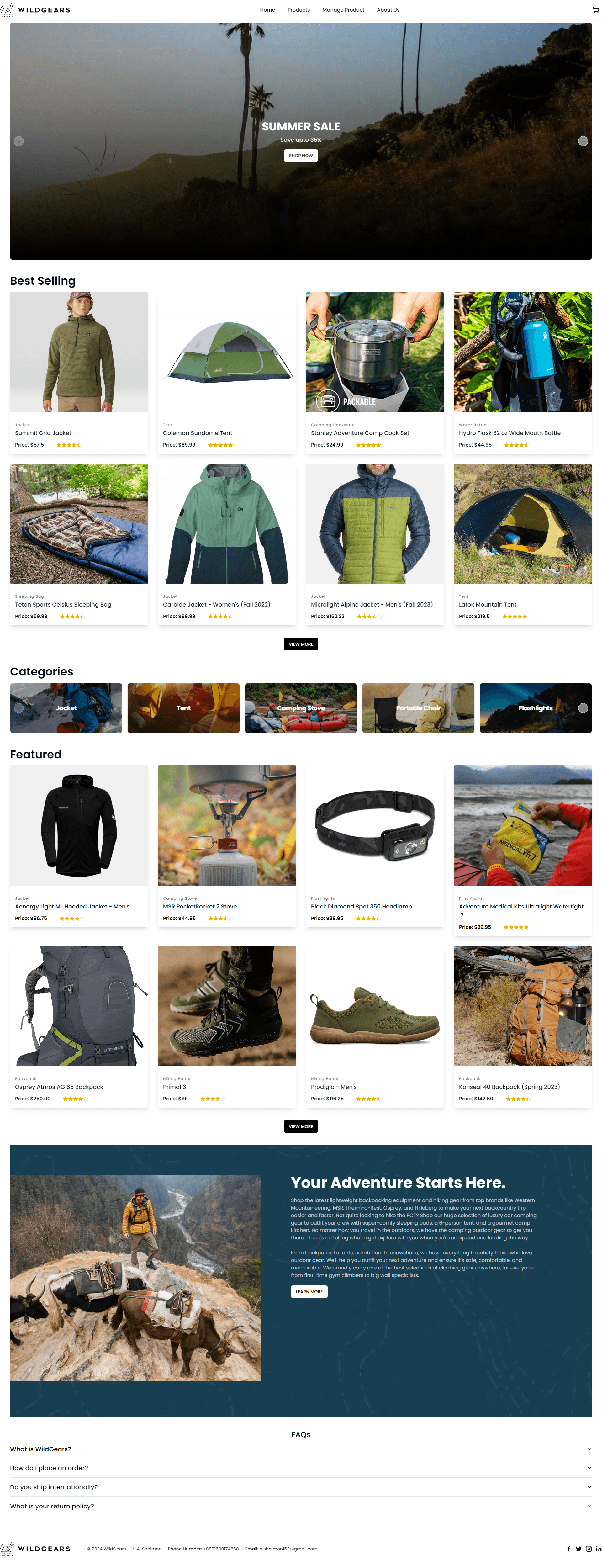 WildGears - Your Ultimate Camping Gear Destination